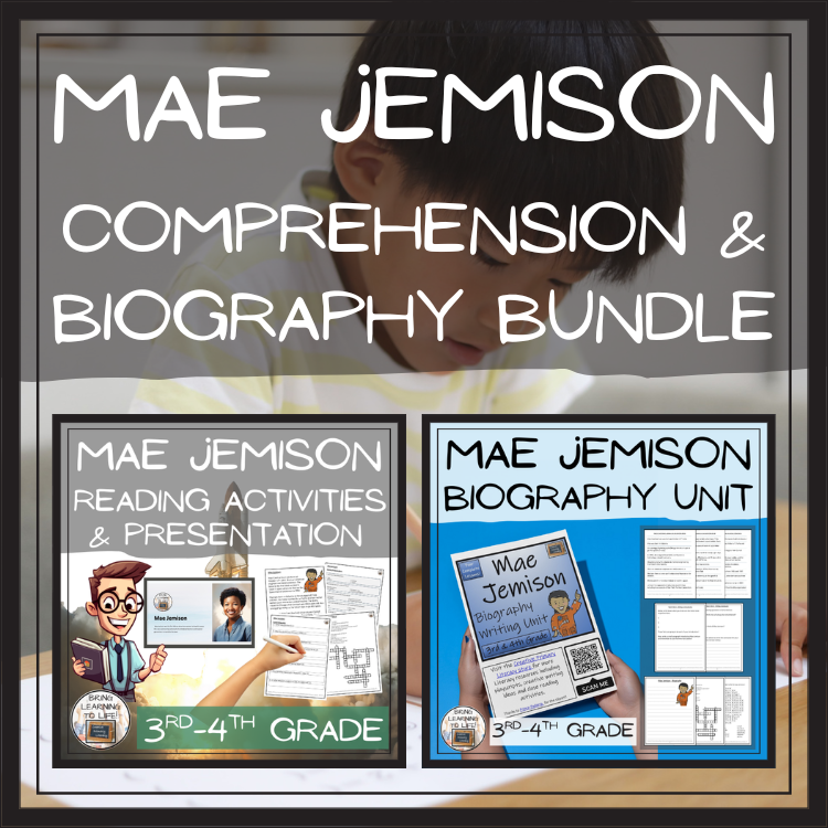 Mae Jemison Close Reading & Biography Bundle | 3rd Grade & 4th Grade