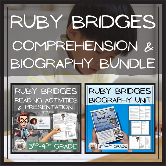 Ruby Bridges Close Reading & Biography Bundle | 3rd Grade & 4th Grade