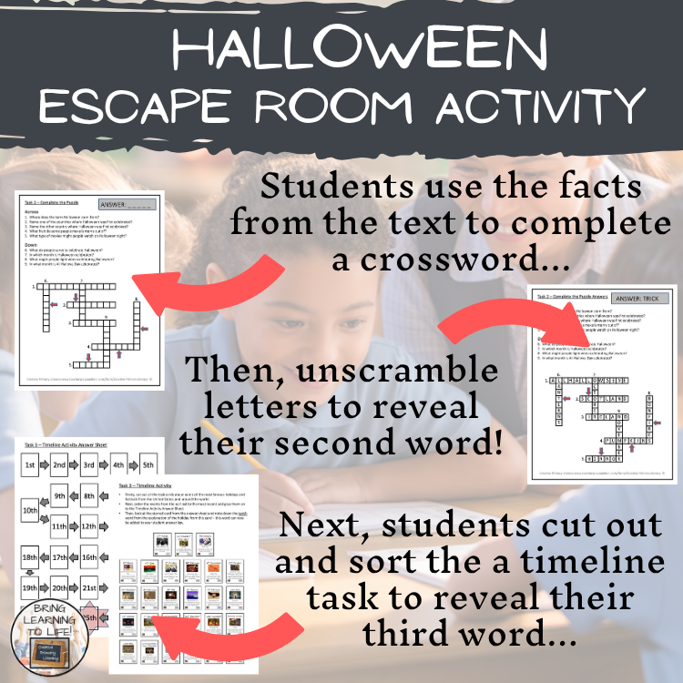 Halloween Escape Room Activity