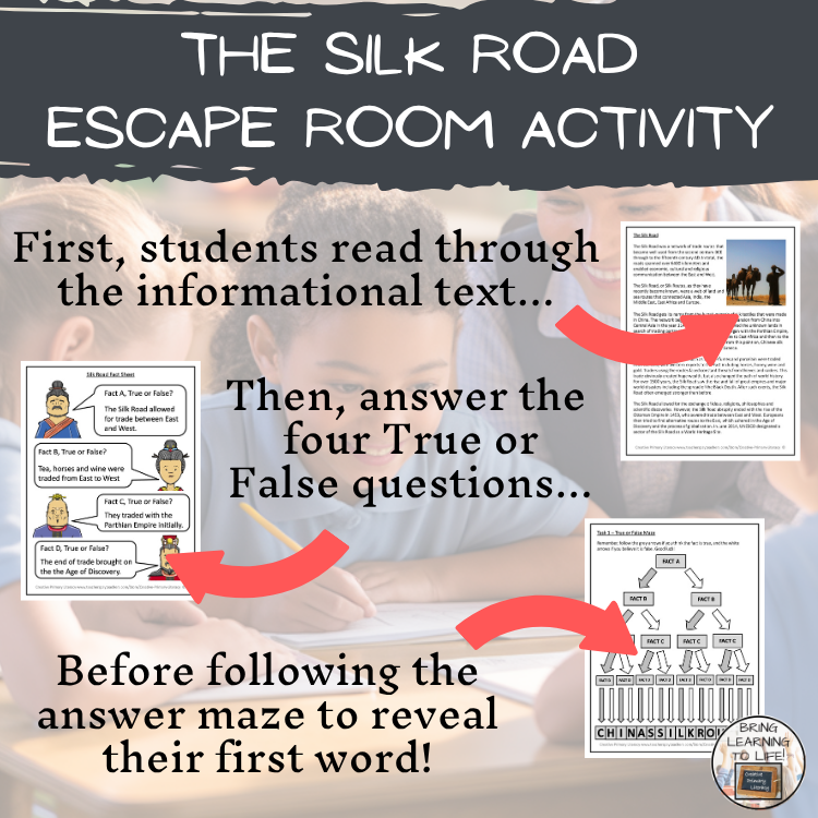 The Silk Road Escape Room | Social Studies & Ancient History Activity