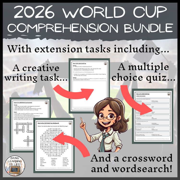 World Cup 2026 Close Reading Comprehension Bundle | 5th-6th Grade