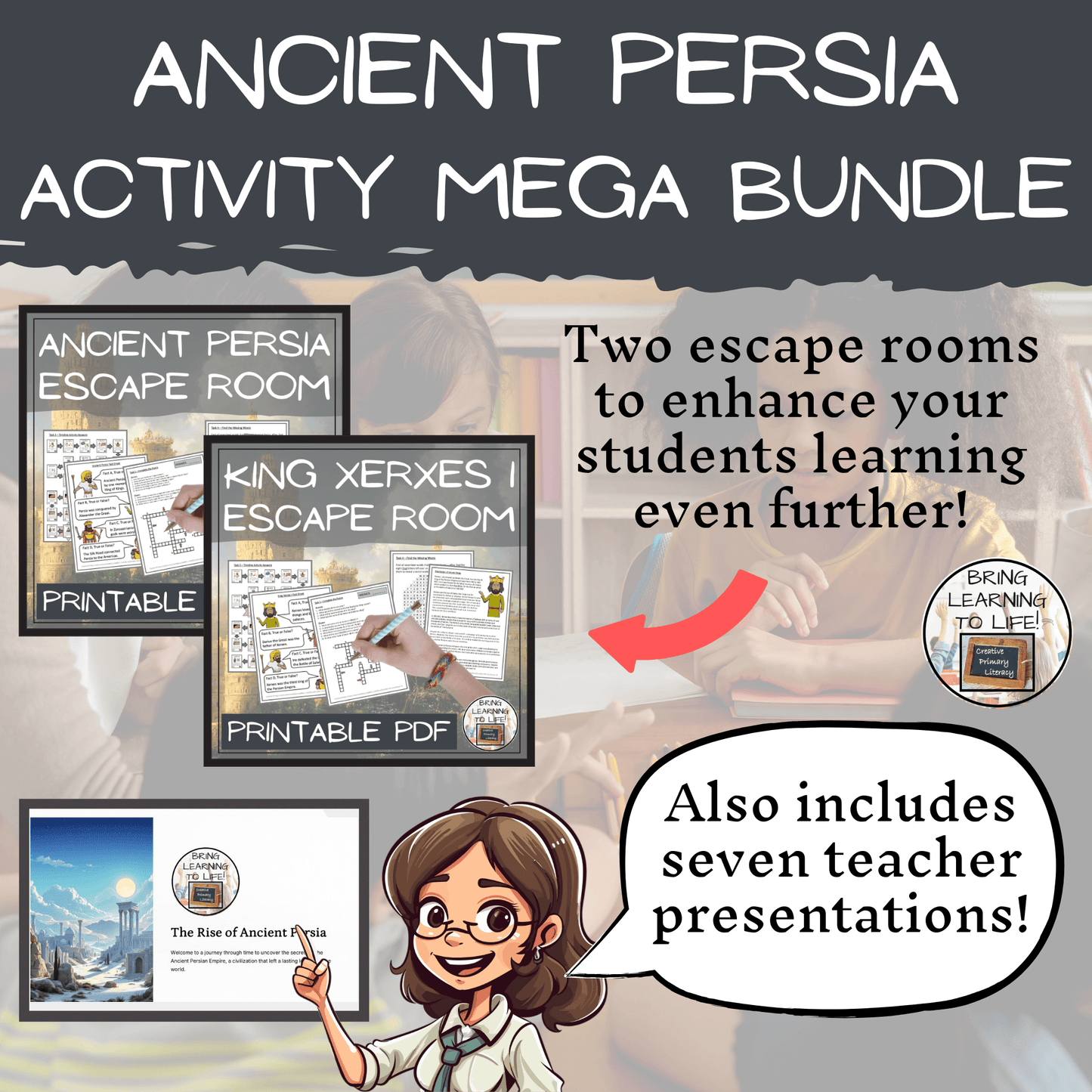 Ancient Persia Mega Bundle of Activities | 5th Grade & 6th Grade