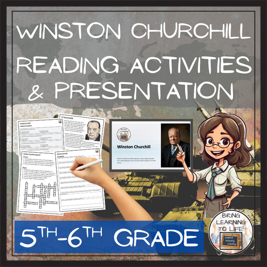 Winston Churchill Close Reading Comprehension Activities | 5th Grade & 6th Grade