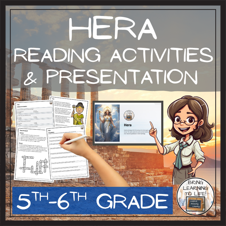 Hera Close Reading Comprehension Activities | 5th Grade & 6th Grade