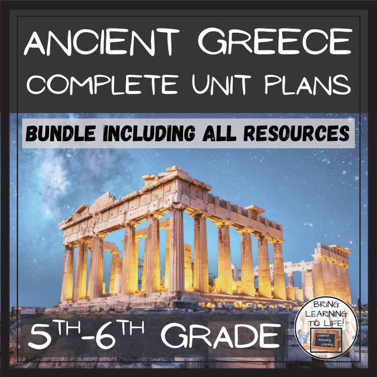 Ancient Greece Unit Plans and Resource Bundle | 5th Grade & 6th Grade