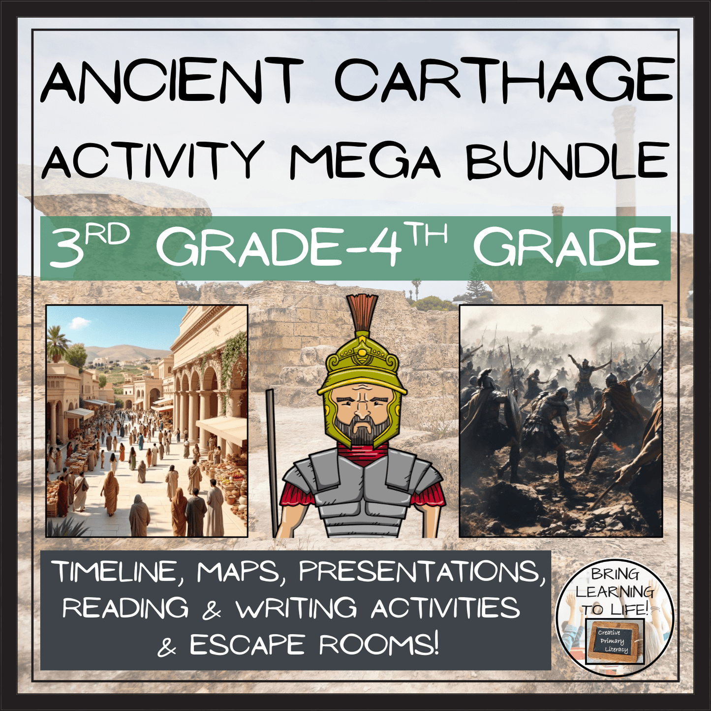 Carthaginian Empire Mega Bundle of Activities | 3rd Grade & 4th Grade