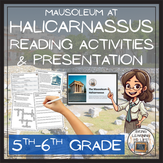 Mausoleum at Halicarnassus Close Reading Activities | 5th Grade & 6th Grade