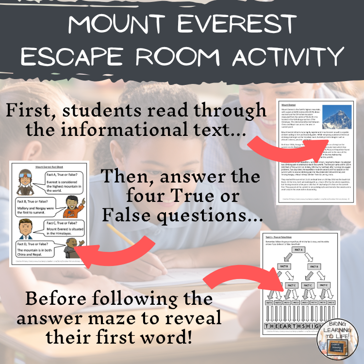 Mount Everest Escape Room | Social Studies & Geography Activity