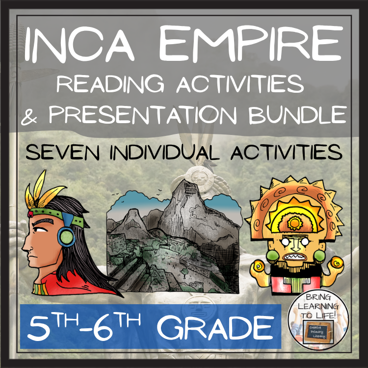 Inca Empire Close Reading Comprehension Bundle | 5th Grade & 6th Grade