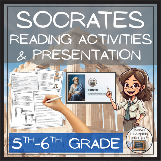 Socrates Close Reading Comprehension Activities | 5th Grade & 6th Grade