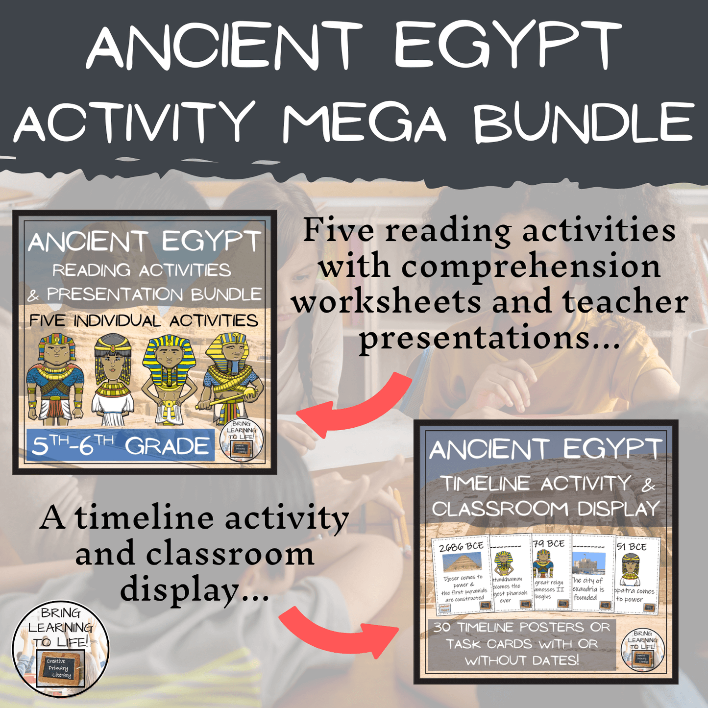 Ancient Egypt Mega Bundle of Activities | 5th Grade & 6th Grade