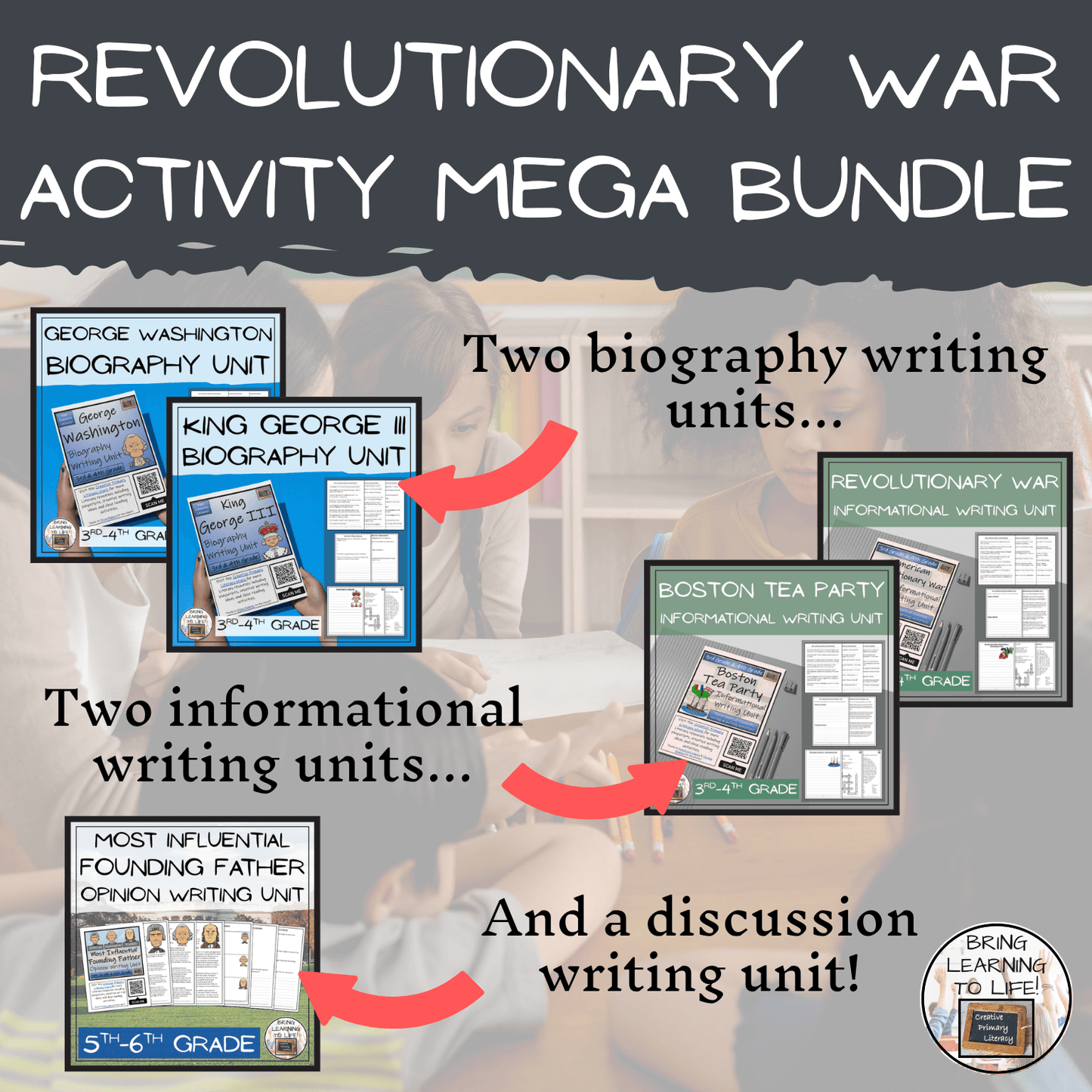 American Revolutionary War Activities Mega Bundle | 3rd Grade & 4th Grade