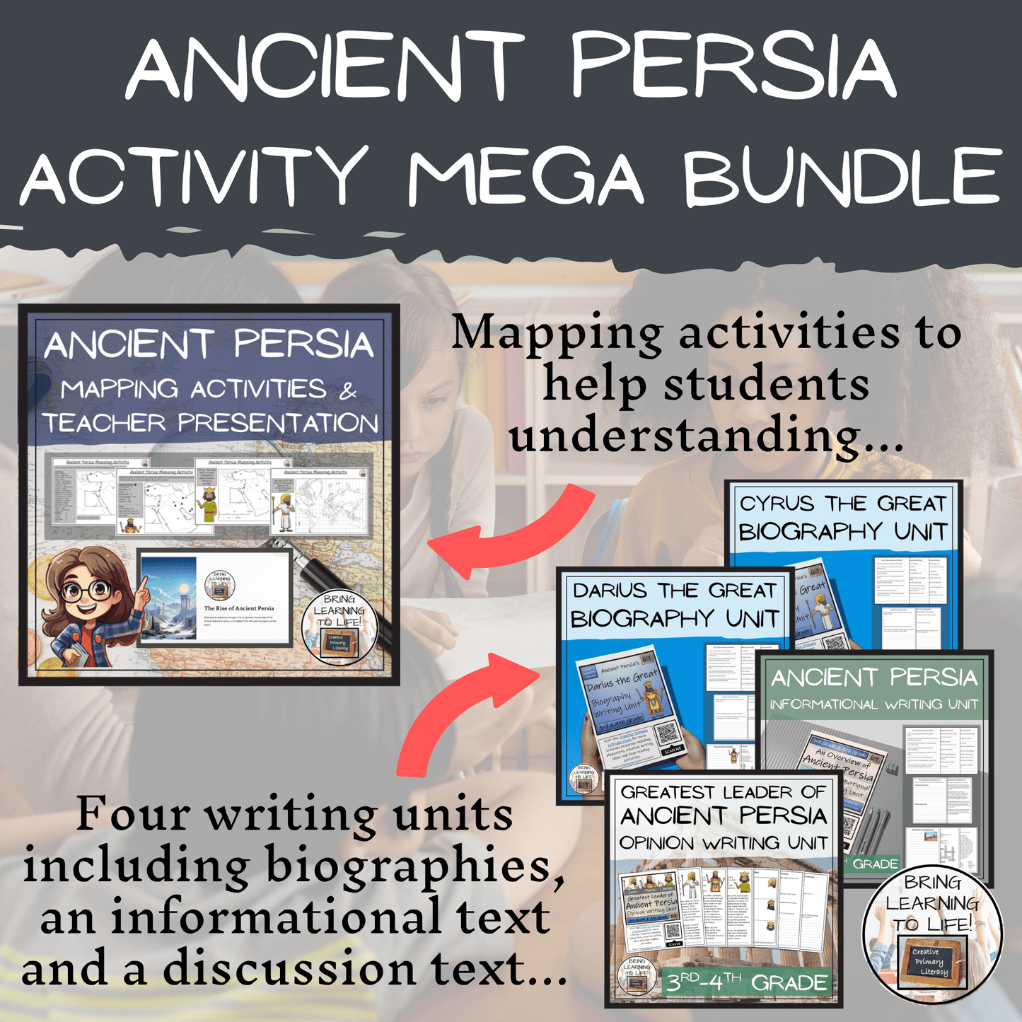 Ancient Persia Mega Bundle of Activities | 3rd Grade & 4th Grade