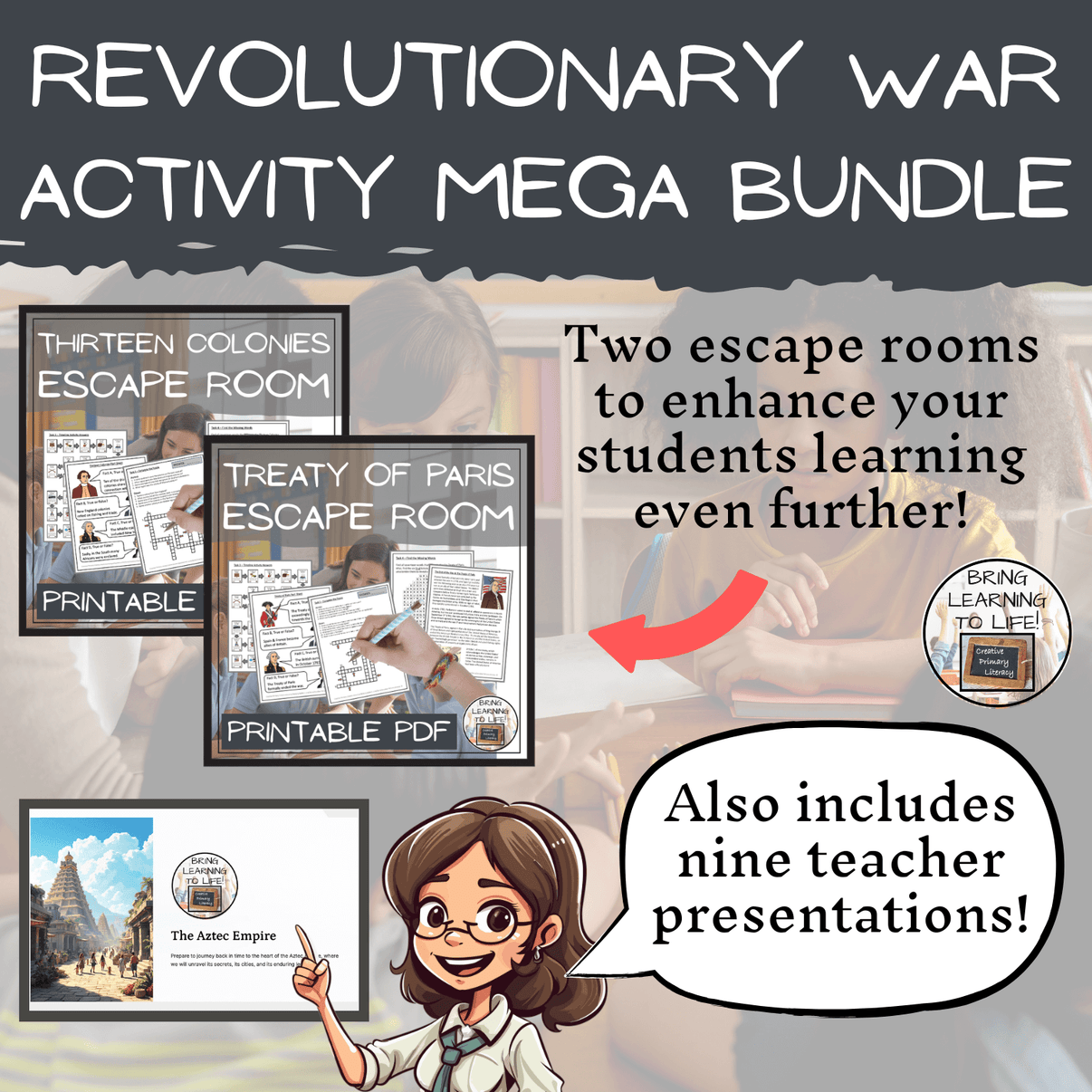 American Revolutionary War Activities Mega Bundle – Creative Primary ...