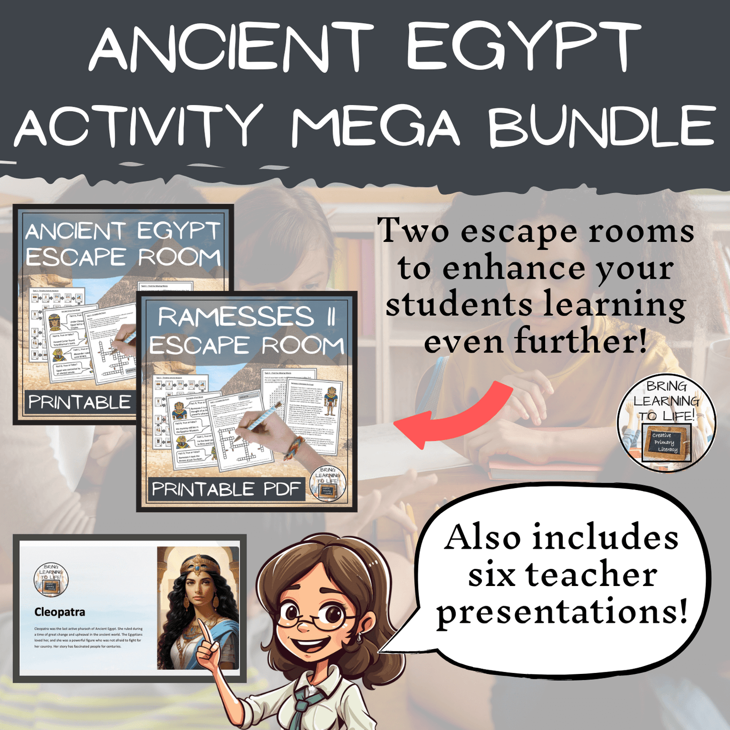 Ancient Egypt Mega Bundle of Activities | 5th Grade & 6th Grade