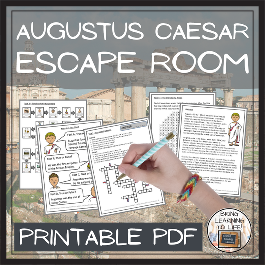 Augustus Caesar Escape Room | Social Studies & Ancient History Activity