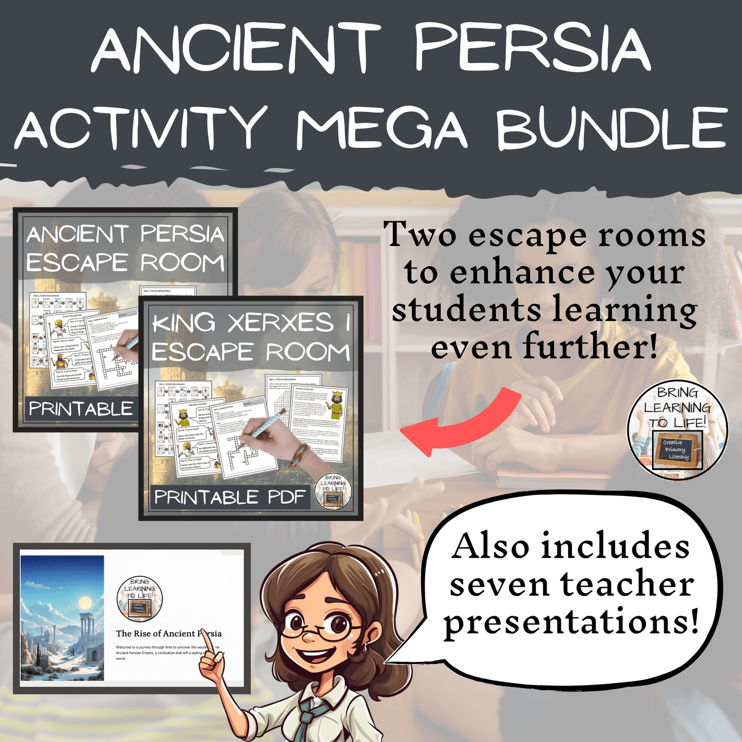 Ancient Persia Mega Bundle of Activities | 3rd Grade & 4th Grade