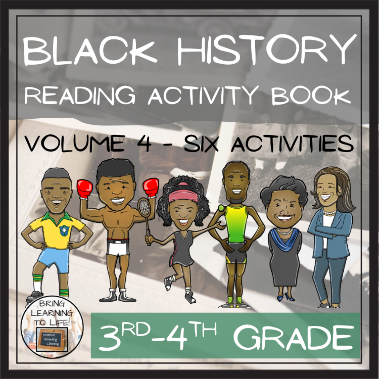 Black History Volume 4 Close Reading Comprehension Book | 3rd Grade & 4th Grade