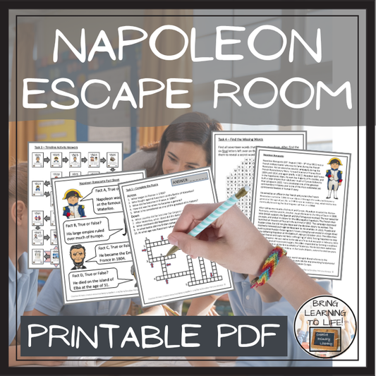 Napoleon Escape Room | Social Studies & History Activity