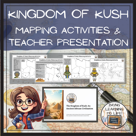 Kingdom of Kush Map Activity & Teaching Presentation
