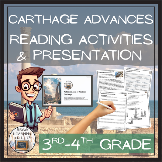 Advancements of Carthage Reading Comprehension Activities | 3rd & 4th Grade