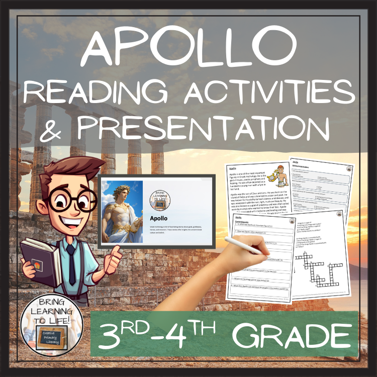 Apollo Close Reading Comprehension Activities | 3rd Grade & 4th Grade