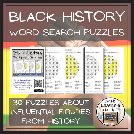 Black History Word Search Puzzle Collection