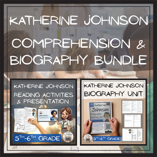 Katherine Johnson Close Reading & Biography Bundle | 5th Grade & 6th Grade