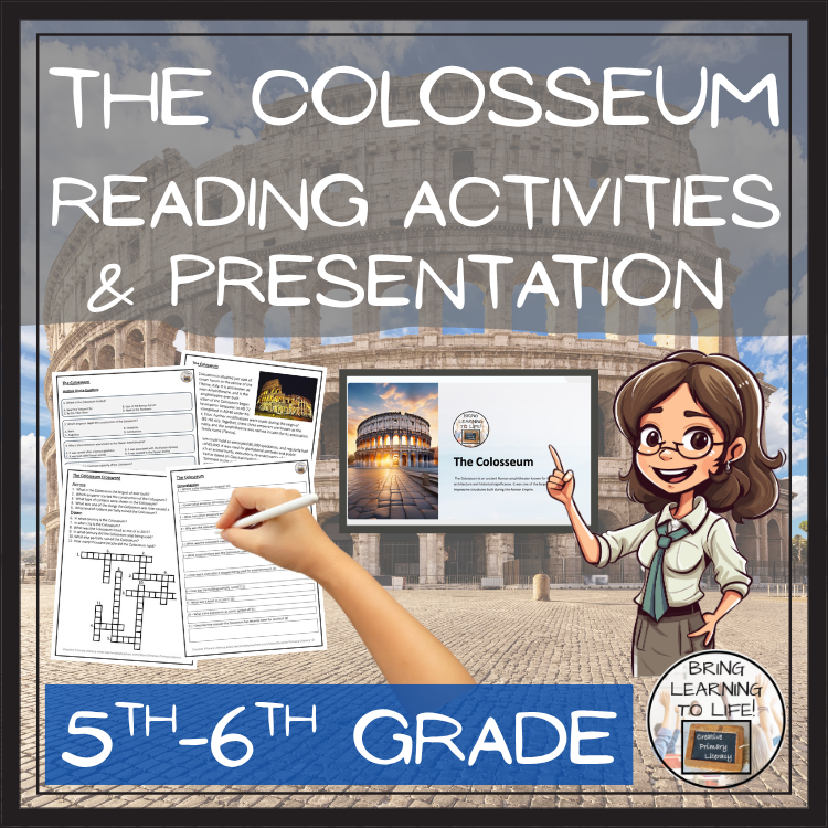 The Colosseum Close Reading Comprehension Activities | 5th Grade & 6th Grade