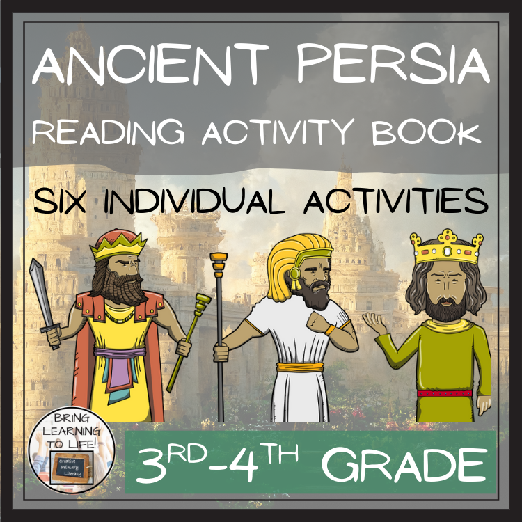 Ancient Persia Close Reading Comprehension Book | 3rd Grade & 4th Grade