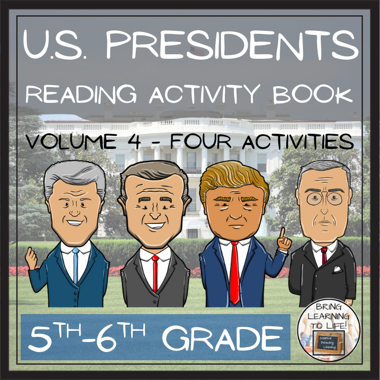 American Presidents Volume 4 Close Reading Comprehension Book | 5th & 6th Grade