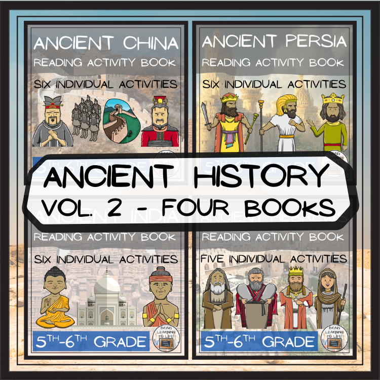 Ancient History 2 | Close Reading Comprehension Book Bundle | 5th & 6th Grade