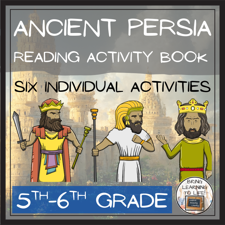 Ancient Persia Close Reading Comprehension Book | 5th Grade & 6th Grade