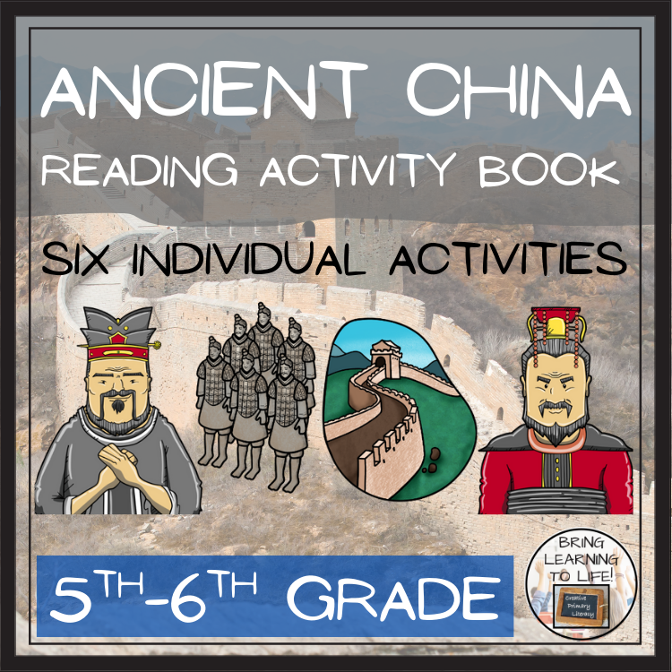 Ancient China Close Reading Comprehension Book | 5th Grade & 6th Grade
