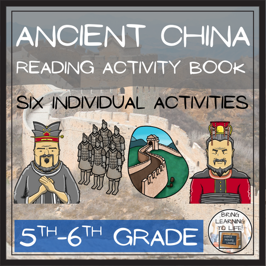 Ancient China Close Reading Comprehension Book | 5th Grade & 6th Grade