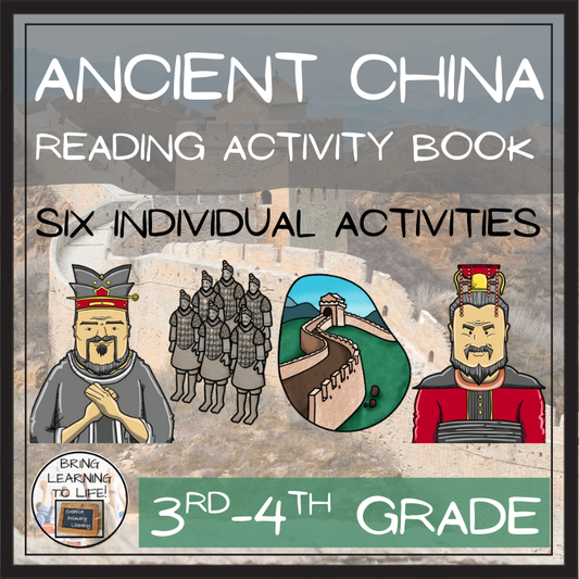 Ancient China Close Reading Comprehension Book | 3rd Grade & 4th Grade