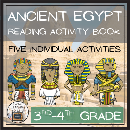 Ancient Egypt Close Reading Comprehension Book | 3rd Grade & 4th Grade