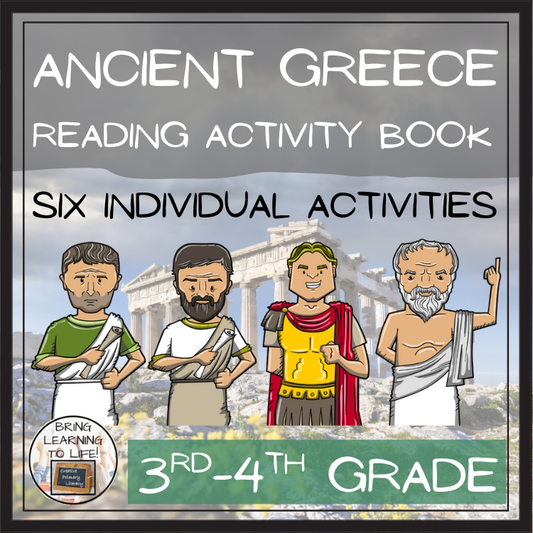 Ancient Greece Close Reading Comprehension Book | 3rd Grade & 4th Grade