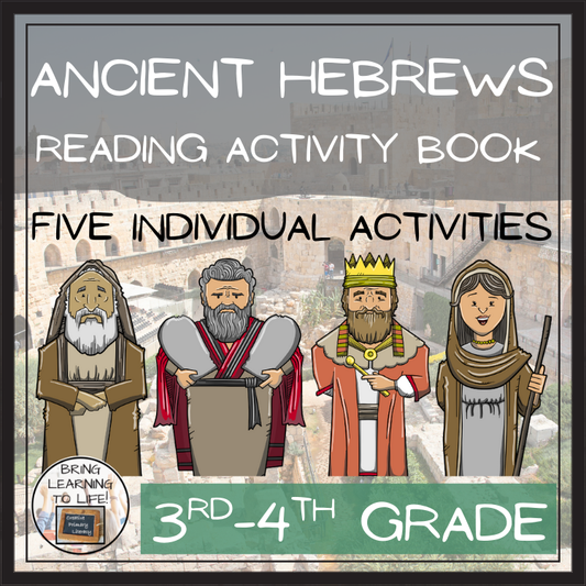 Ancient Hebrews Close Reading Comprehension Book | 3rd Grade & 4th Grade