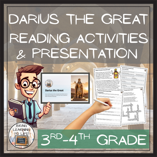 Darius the Great Close Reading Comprehension Activities | 3rd Grade & 4th Grade
