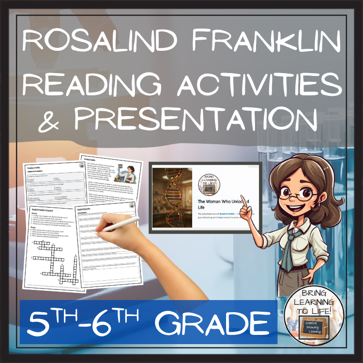 Rosalind Franklin Reading Comprehension Activities | 5th Grade & 6th Grade