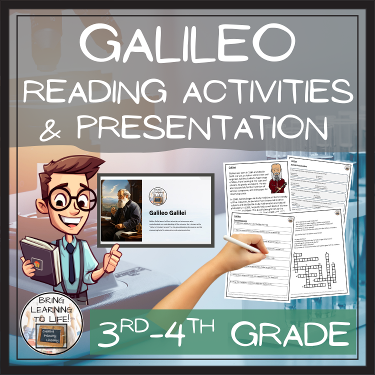 Galileo Close Reading Comprehension Activities | 3rd Grade & 4th Grade