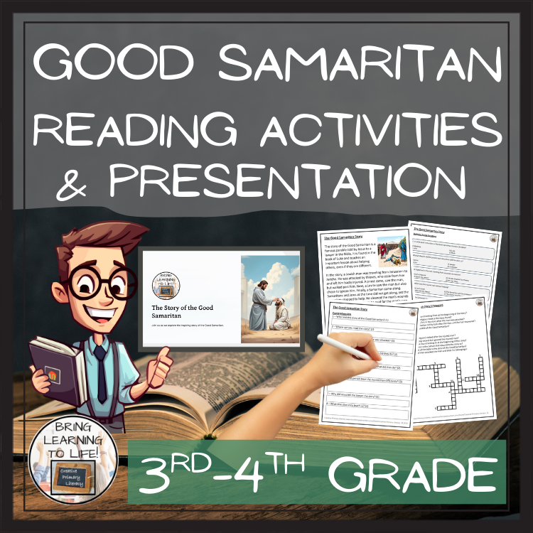 The Good Samaritan Story Close Reading Activities | 3rd Grade & 4th Grade