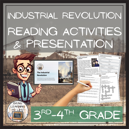 Children of Industrial Revolution Close Reading Comprehension | 3rd & 4th Grade
