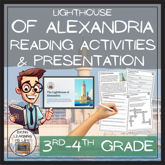 Lighthouse of Alexandria Close Reading Activities | 3rd Grade & 4th Grade
