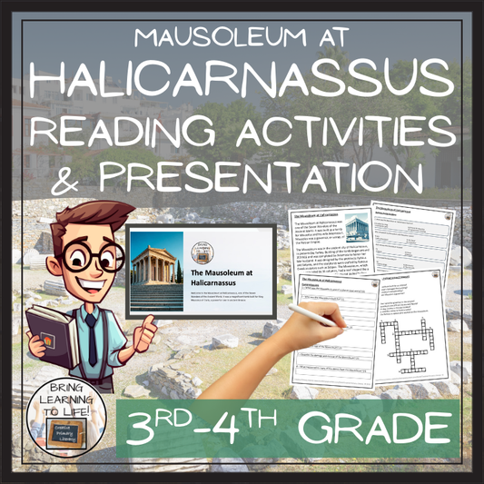 Mausoleum at Halicarnassus Close Reading Activities | 3rd Grade & 4th Grade
