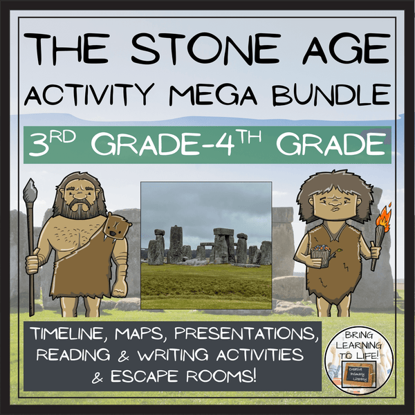 Stone Age Mega Bundle of Activities | 3rd Grade & 4th Grade – Creative ...