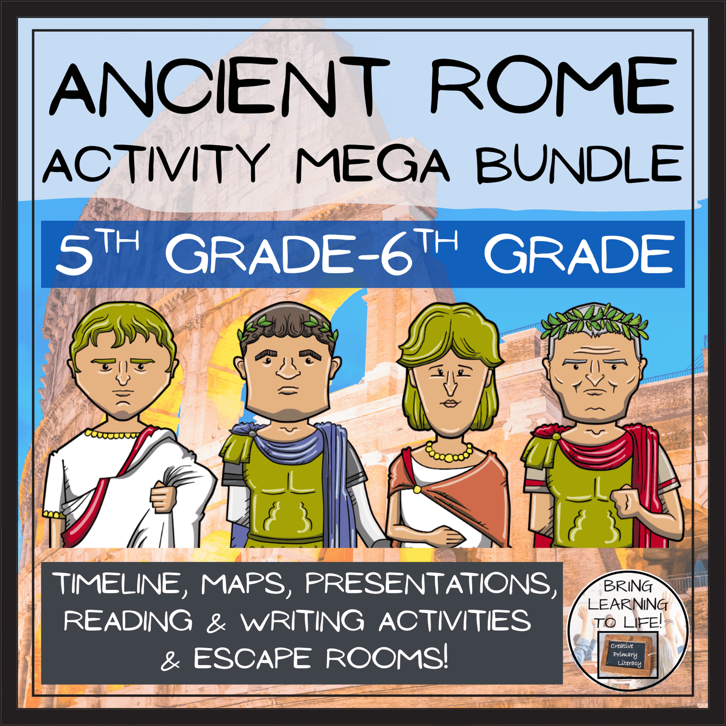 Ancient Rome Mega Bundle of Activities | 5th Grade & 6th Grade
