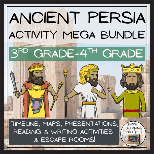 Ancient Persia Mega Bundle of Activities | 3rd Grade & 4th Grade