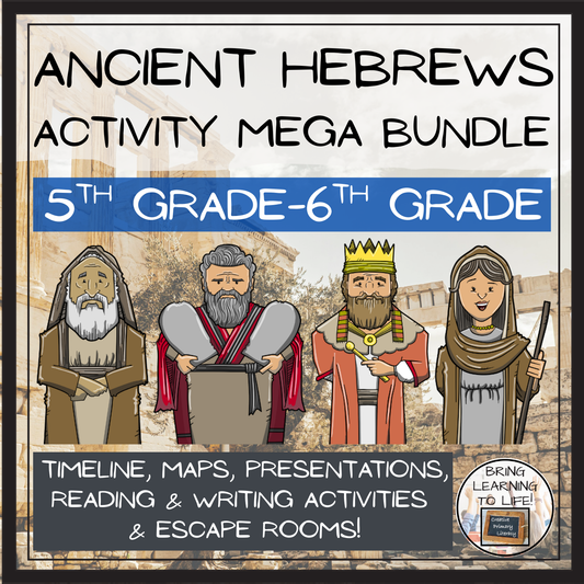 Ancient Hebrews Mega Bundle of Activities | 5th Grade & 6th Grade